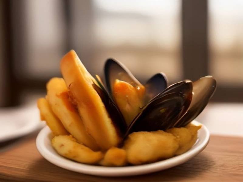Moules Frites — French dinner recipe, served and ready to eat