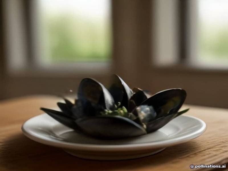 Moules Marinière — Belgian dinner recipe, served and ready to eat