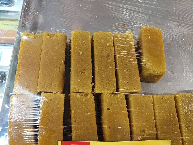 Mysore Pak — Indian desserts recipe, served and ready to eat