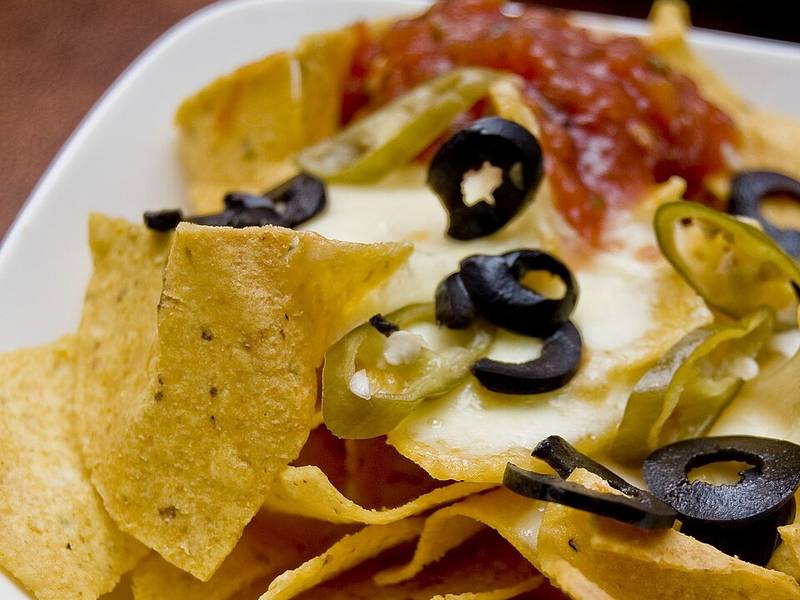 Nachos with Cheese Sauce