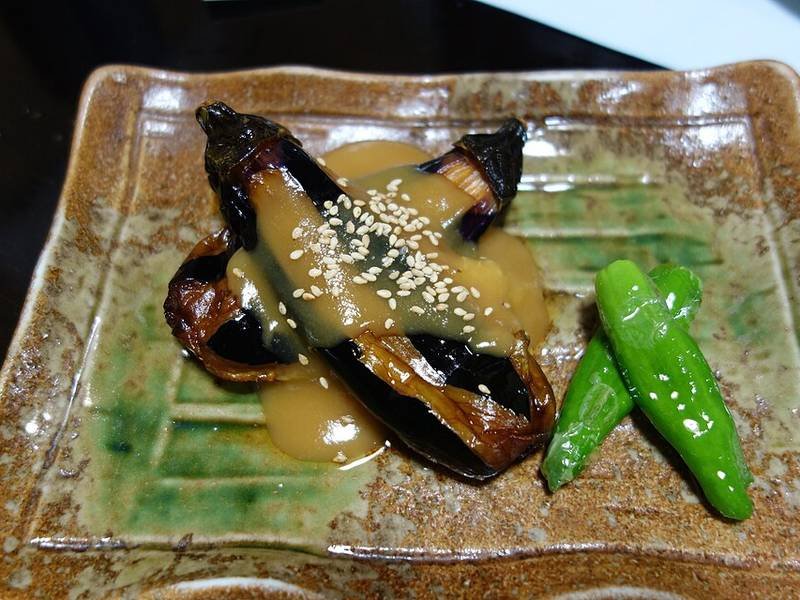 Nasu Dengaku — Japanese healthy recipe, served and ready to eat