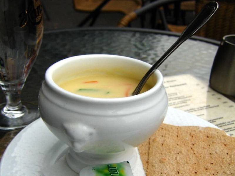 Norwegian Fish Soup — Norwegian dinner recipe, served and ready to eat