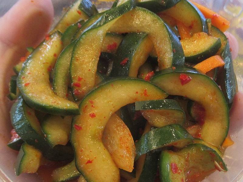Oi Muchim — Korean healthy recipe, served and ready to eat