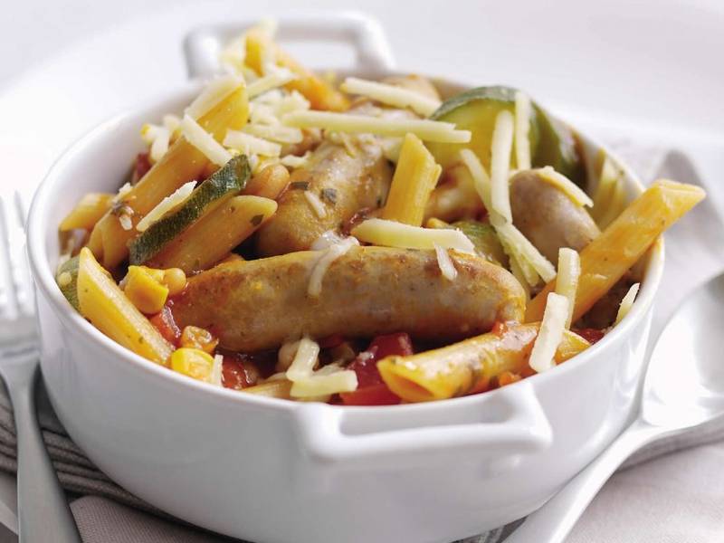 One Pan Sausage Pasta