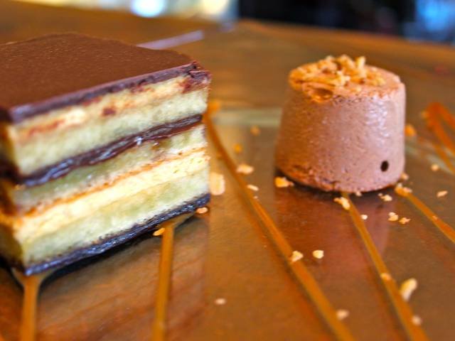 Ingredients and preparation for opéra