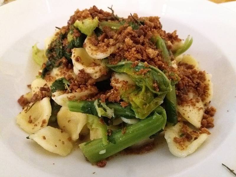 Orecchiette con Cime di Rapa — Italian dinner recipe, served and ready to eat