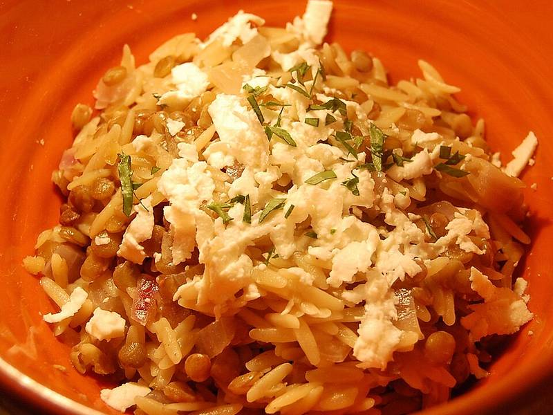 Orzo with Feta