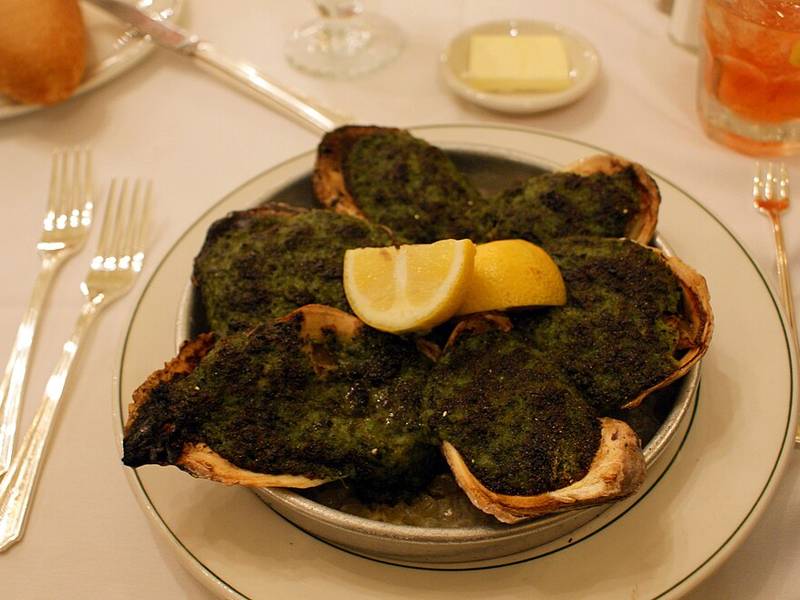 Oysters Rockefeller