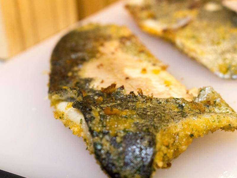 Pan-Seared Trout, an American dinner recipe — pan seared trout