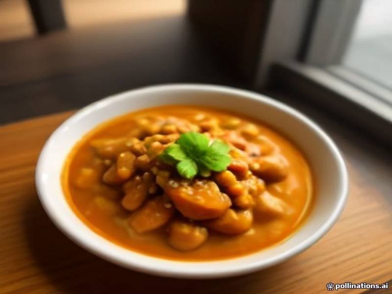 Panang Curry — Thai dinner recipe, served and ready to eat