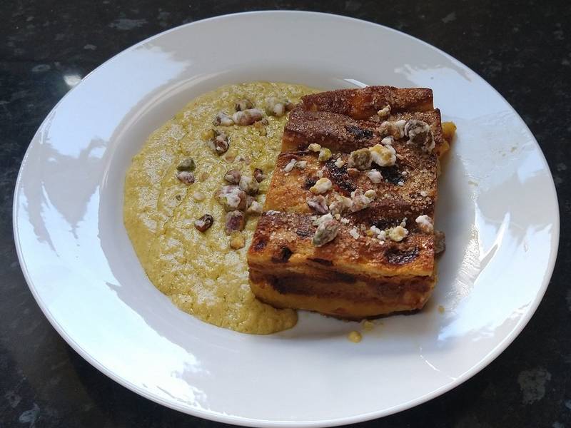 Panettone Bread Pudding