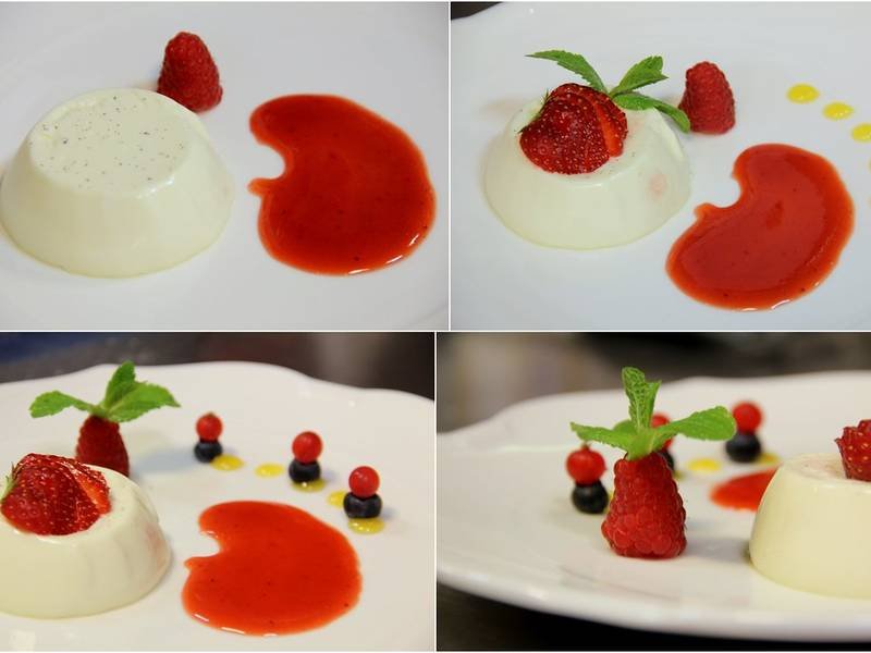 Vanilla Panna Cotta — Italian desserts recipe, served and ready to eat