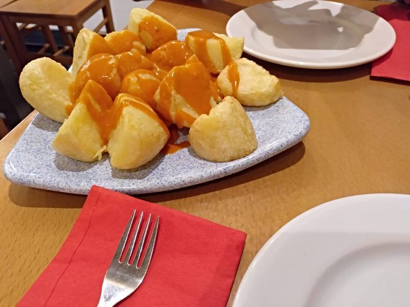 Patatas Bravas — Spanish appetizers recipe, served and ready to eat