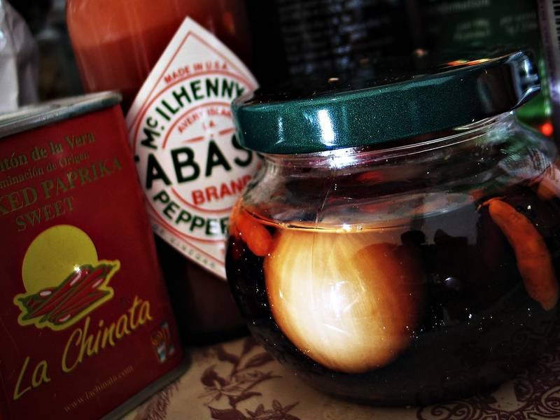 Pickled Onions — British appetizers recipe, served and ready to eat