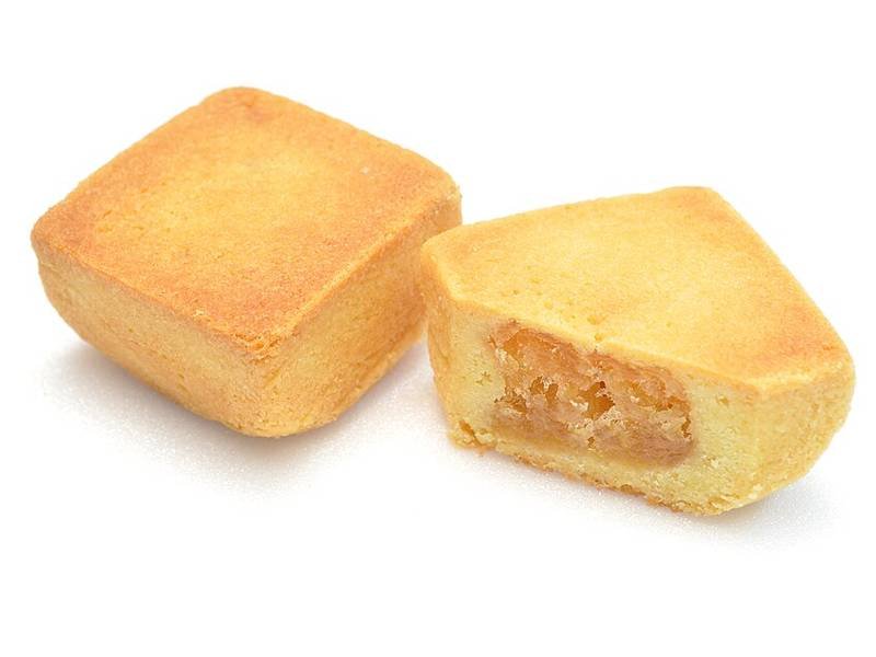 Pineapple Cake — Taiwanese baking recipe, served and ready to eat