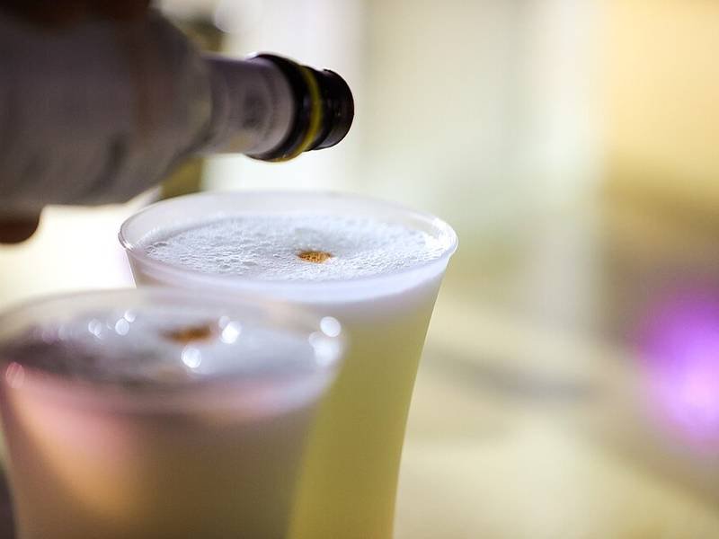 Pisco Sour — Peruvian drinks recipe, served and ready to eat