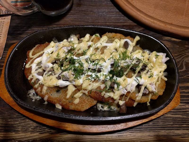 Placki Ziemniaczane — Polish breakfast recipe, served and ready to eat