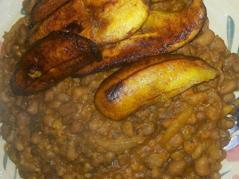 Plantain and Beans