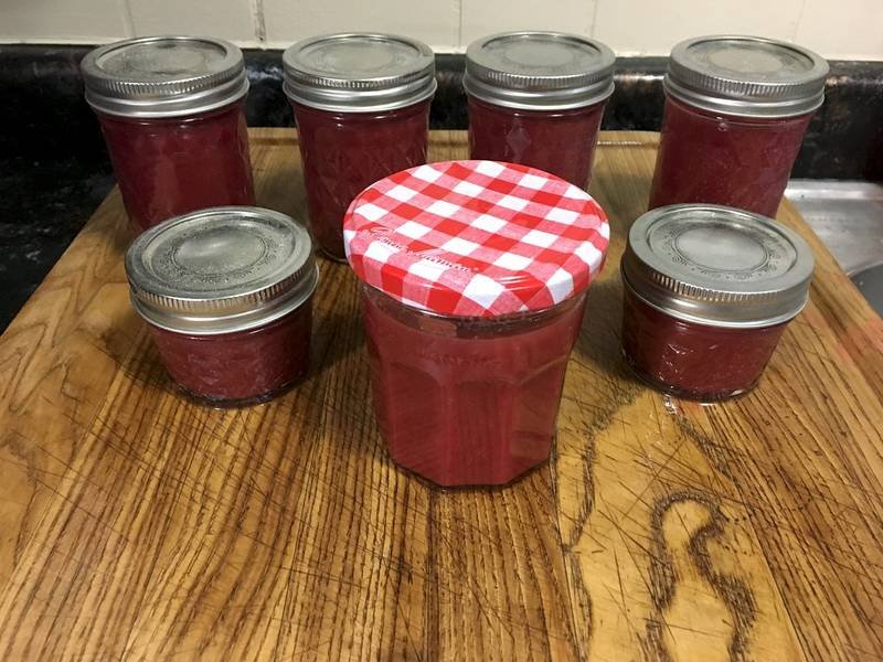 Plum Jam, a British breakfast recipe