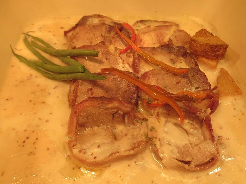 Pork Medallions with Mustard Sauce