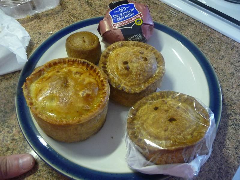 Melton Mowbray Pork Pie — British baking recipe, served and ready to eat