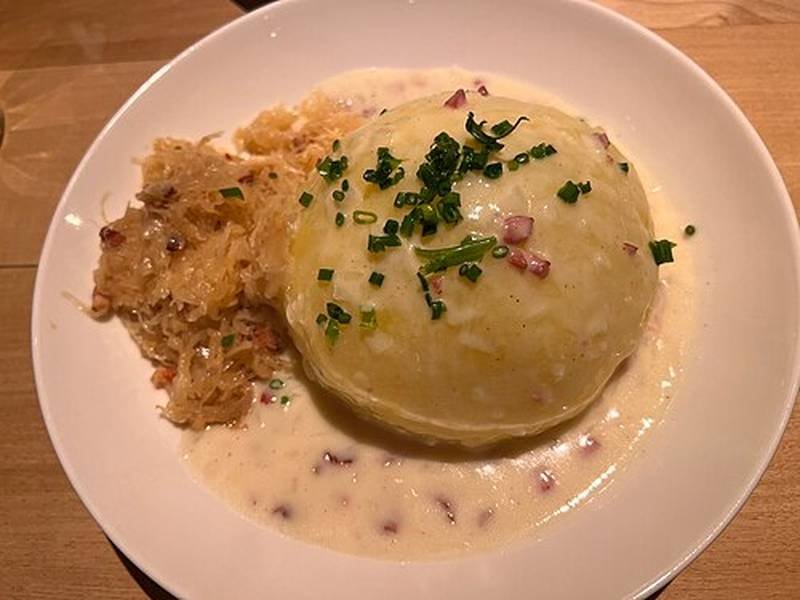 Potato Dumplings, a German dinner recipe — dumplings made from potato