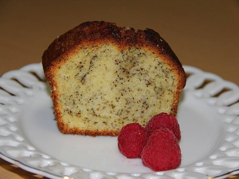 Pound Cake — British baking recipe, served and ready to eat