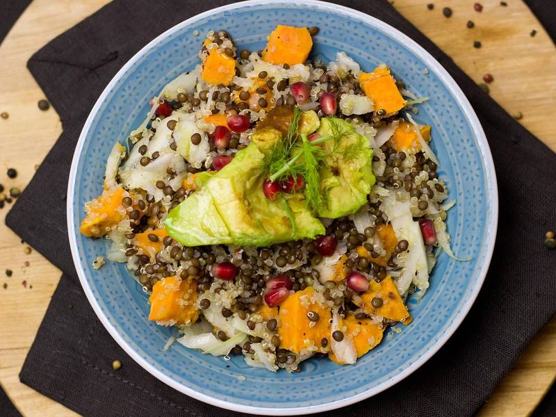 Quinoa Salad with Roasted Vegetables