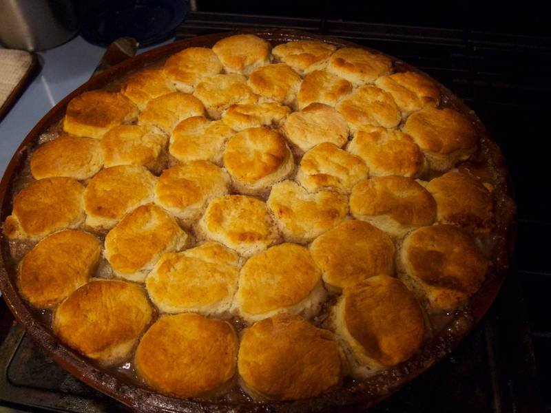 Rabbit Pie — British dinner recipe, served and ready to eat