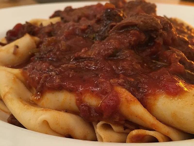 Ragù Napoletano — Italian dinner recipe, served and ready to eat