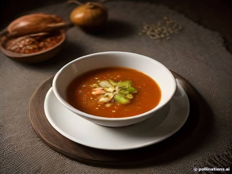 Rasam — Indian lunch recipe, served and ready to eat