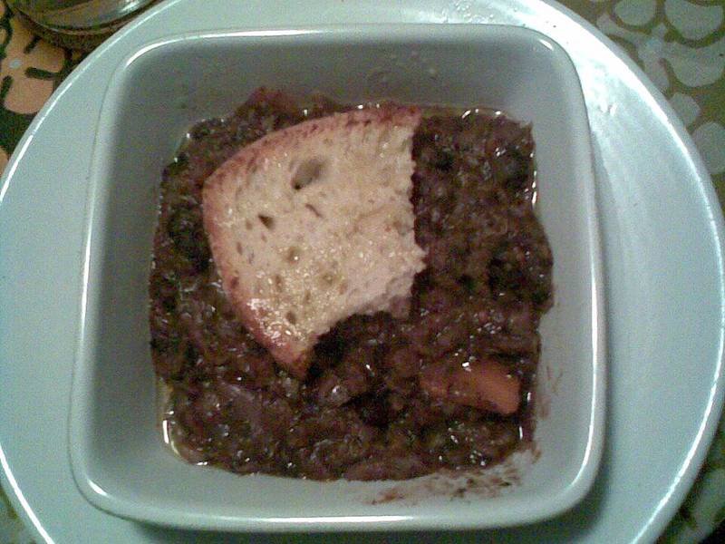 Ribollita — Italian lunch recipe, served and ready to eat