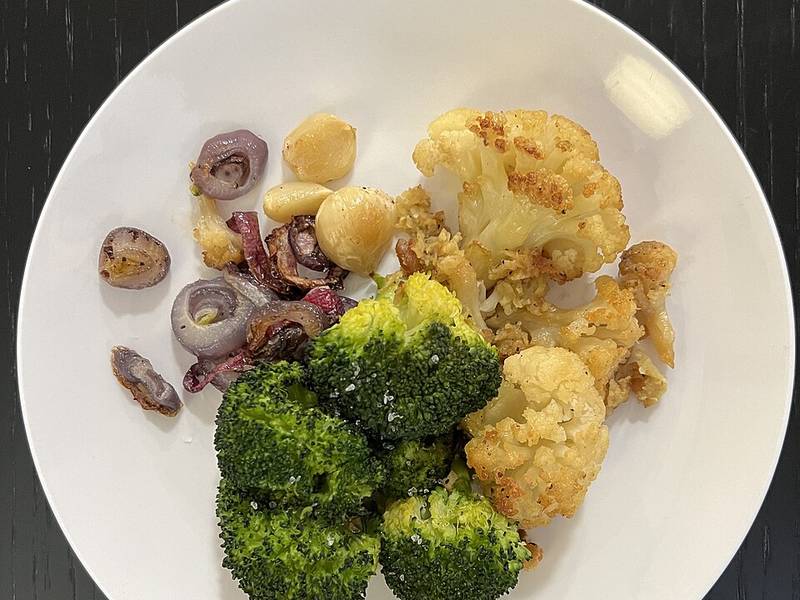 Roast Cauliflower with Garlic