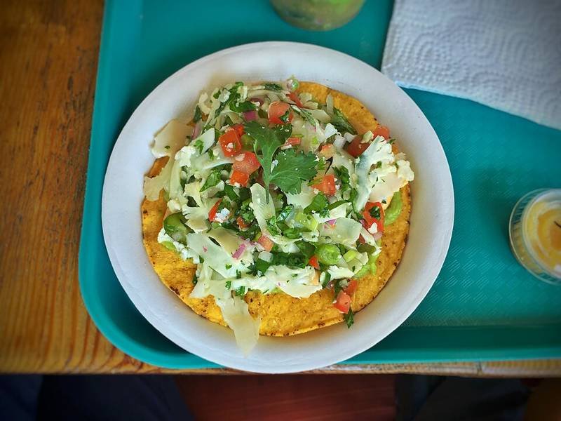 Roasted Cauliflower Tacos, a Mexican dinner recipe — weight loss friendly cauliflower tacos