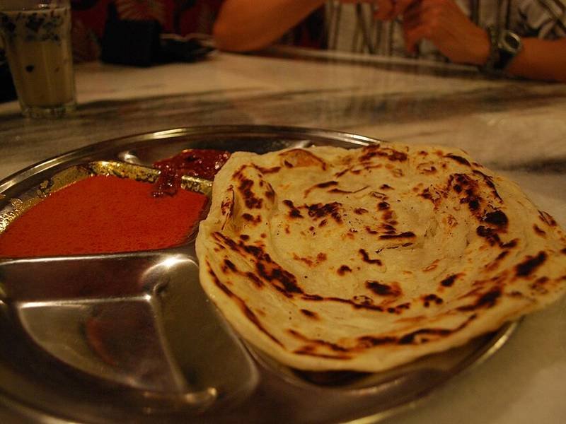 Roti Canai — Malaysian breakfast recipe, served and ready to eat