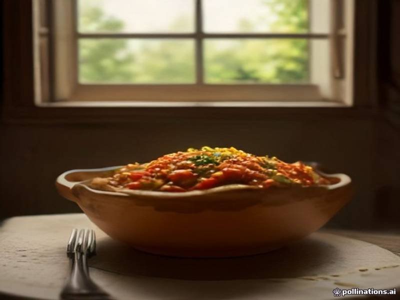 Şakşuka — Turkish appetizers recipe, served and ready to eat