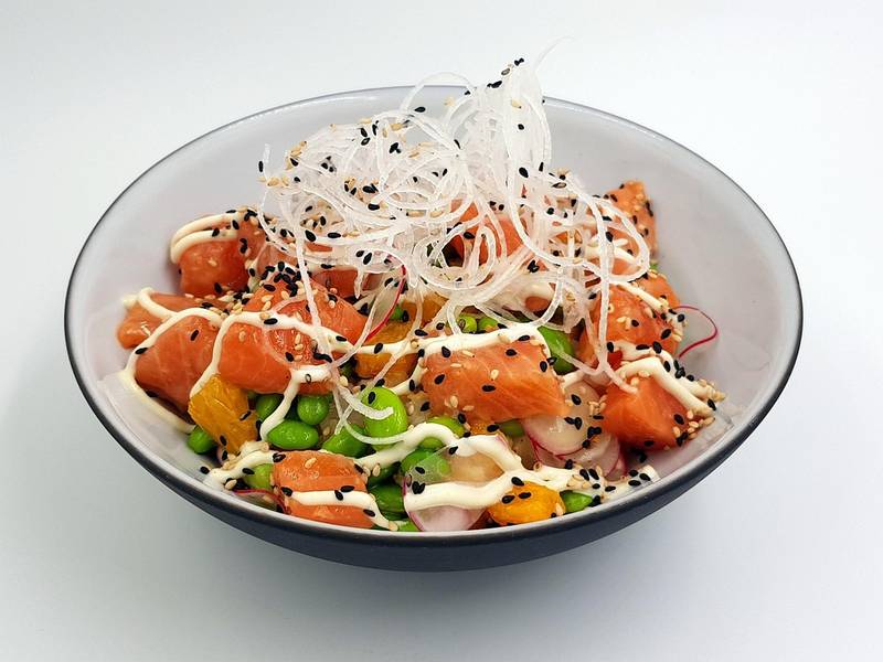 Salmon Poke Bowls