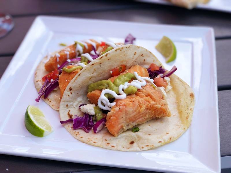 Salmon Tacos