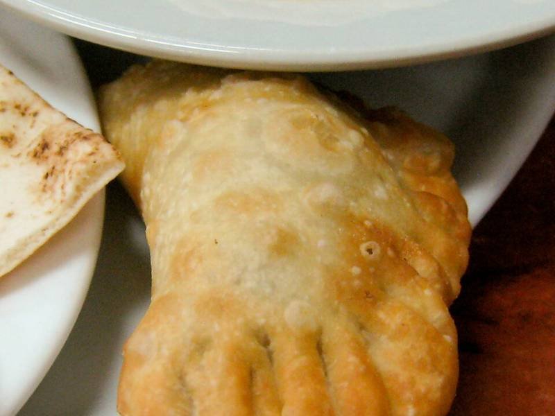 Sambousek — Lebanese appetizers recipe, served and ready to eat