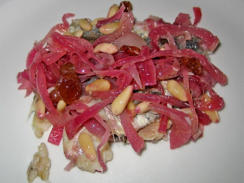 Sarde in Saor — Italian appetizers recipe, served and ready to eat