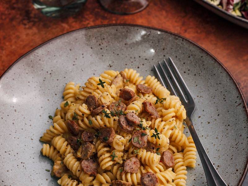 Sausage and Cheese Pasta
