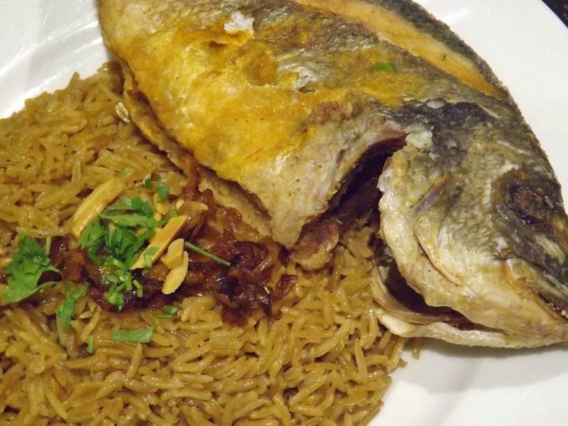 Sayadieh — Lebanese dinner recipe, served and ready to eat