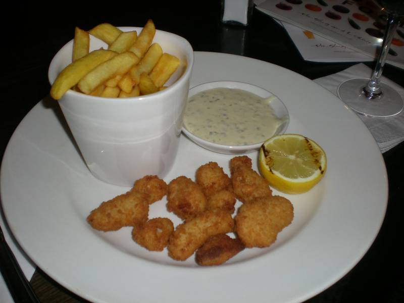 Scampi and Chips