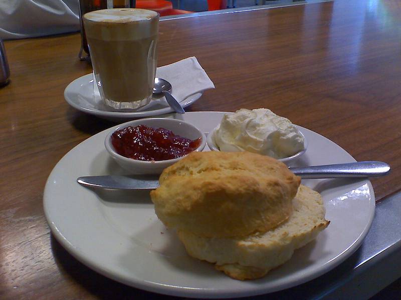 Scones with Jam and Cream