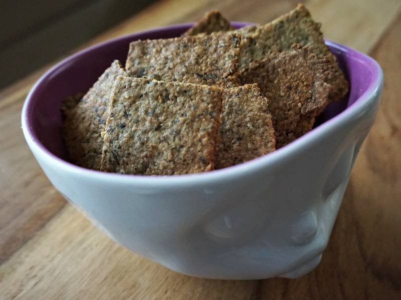Seeded Crackers, a British baking recipe — crispy seed crackers