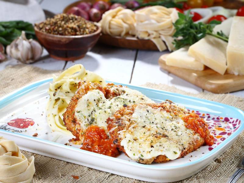 Sheet Pan Chicken Parmesan