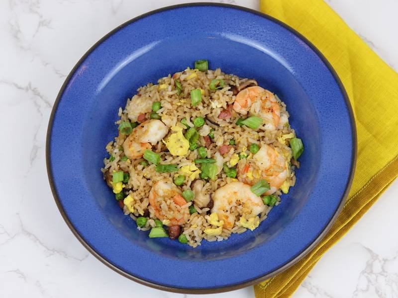 Shrimp Fried Rice, a Chinese dinner recipe