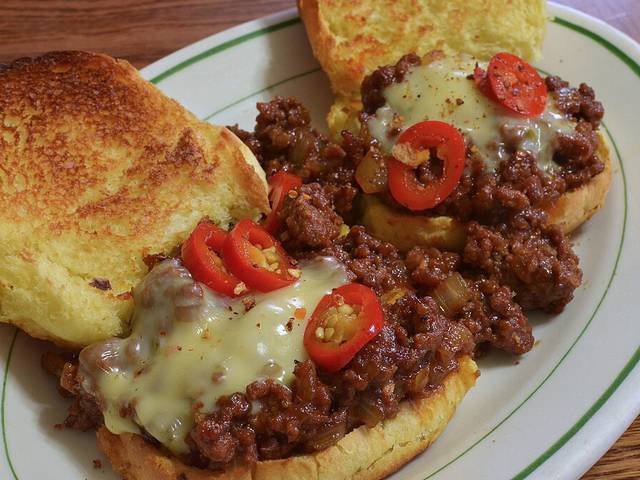 Ingredients and preparation for sloppy joes