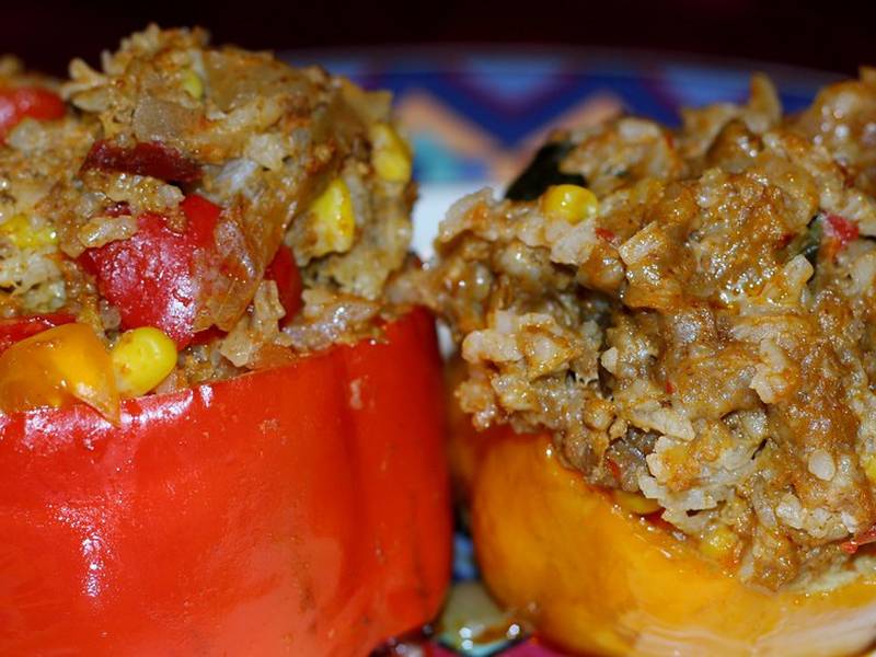 Slow Cooker Stuffed Peppers