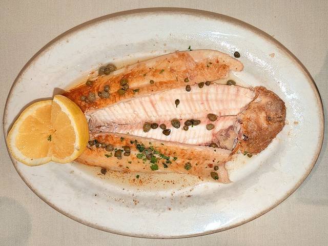 Ingredients and preparation for sole meunière